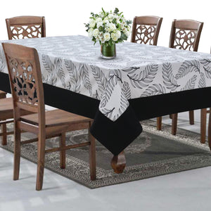 Cotton Wings Leaf with Border 8 Seater Table Cloths Pack of 1 freeshipping - Airwill