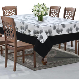 Cotton Root Leaf with Border 8 Seater Table Cloths Pack of 1 freeshipping - Airwill