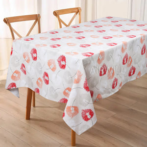 Cotton Floral Printed 6 Seater Table Cloths