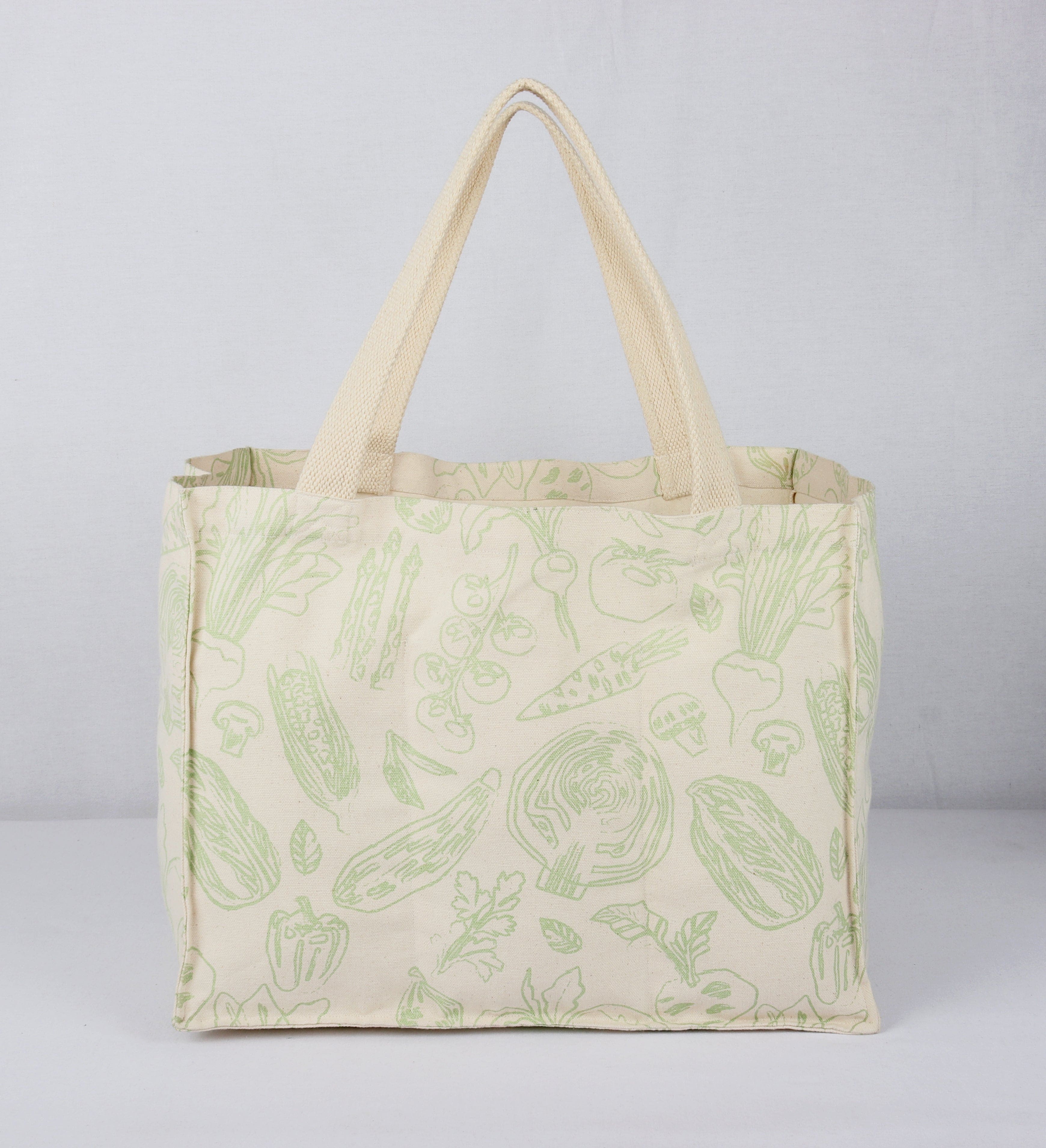 Cotton Canvas Vegetables / Grocery Shopping Bag