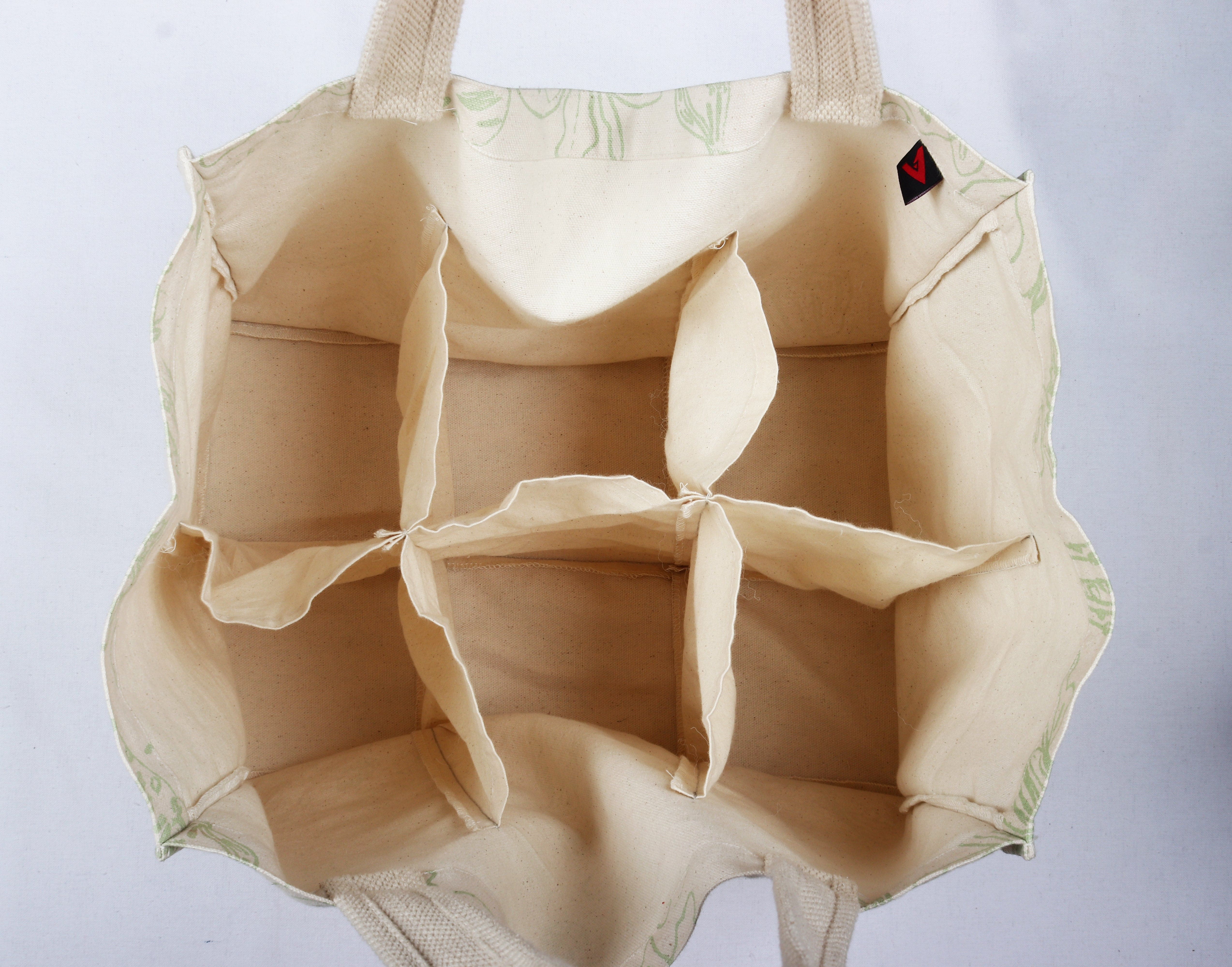 Cotton Canvas Vegetables / Grocery Shopping Bag