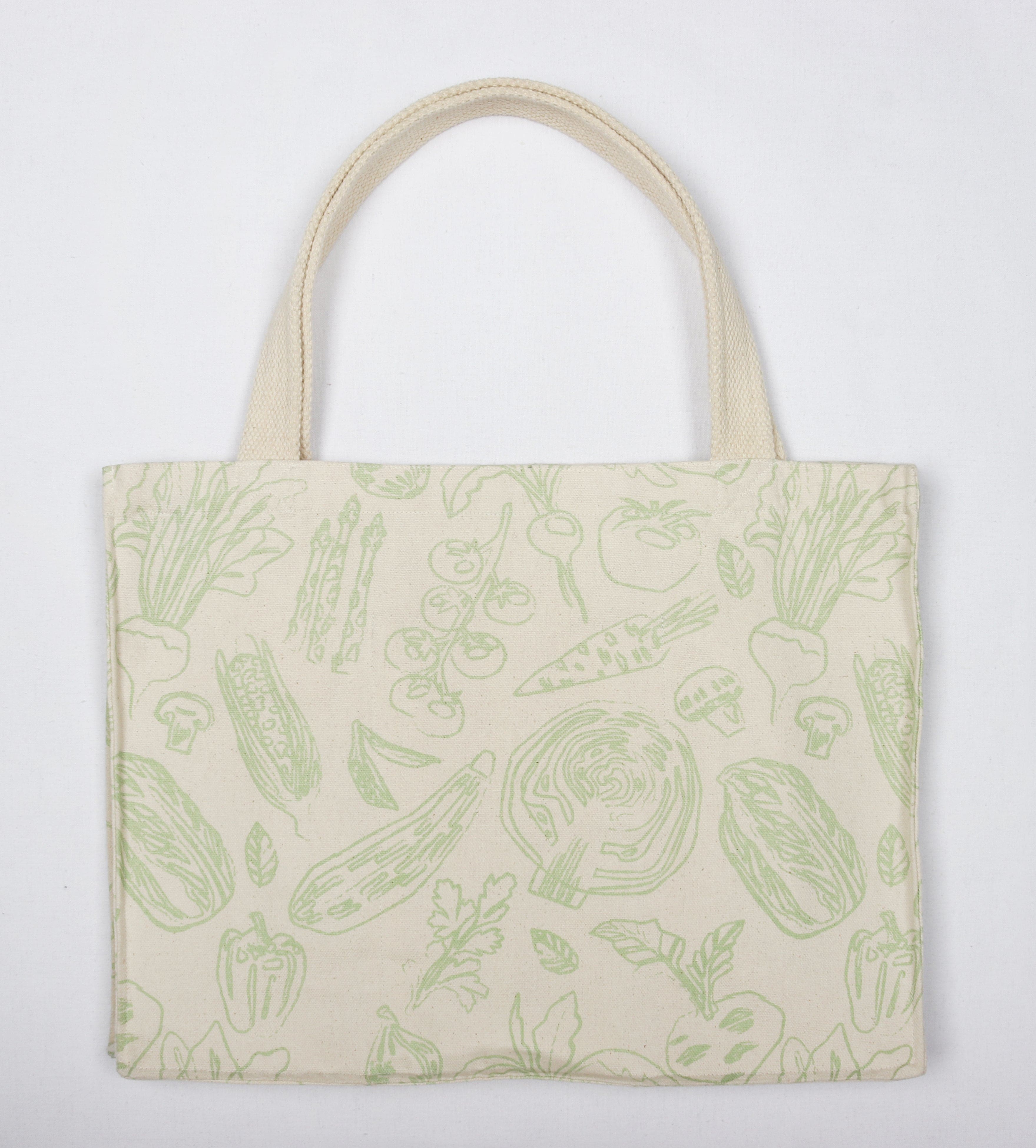 Cotton Canvas Vegetables / Grocery Shopping Bag