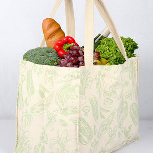 Cotton Canvas Vegetables / Grocery Shopping Bag