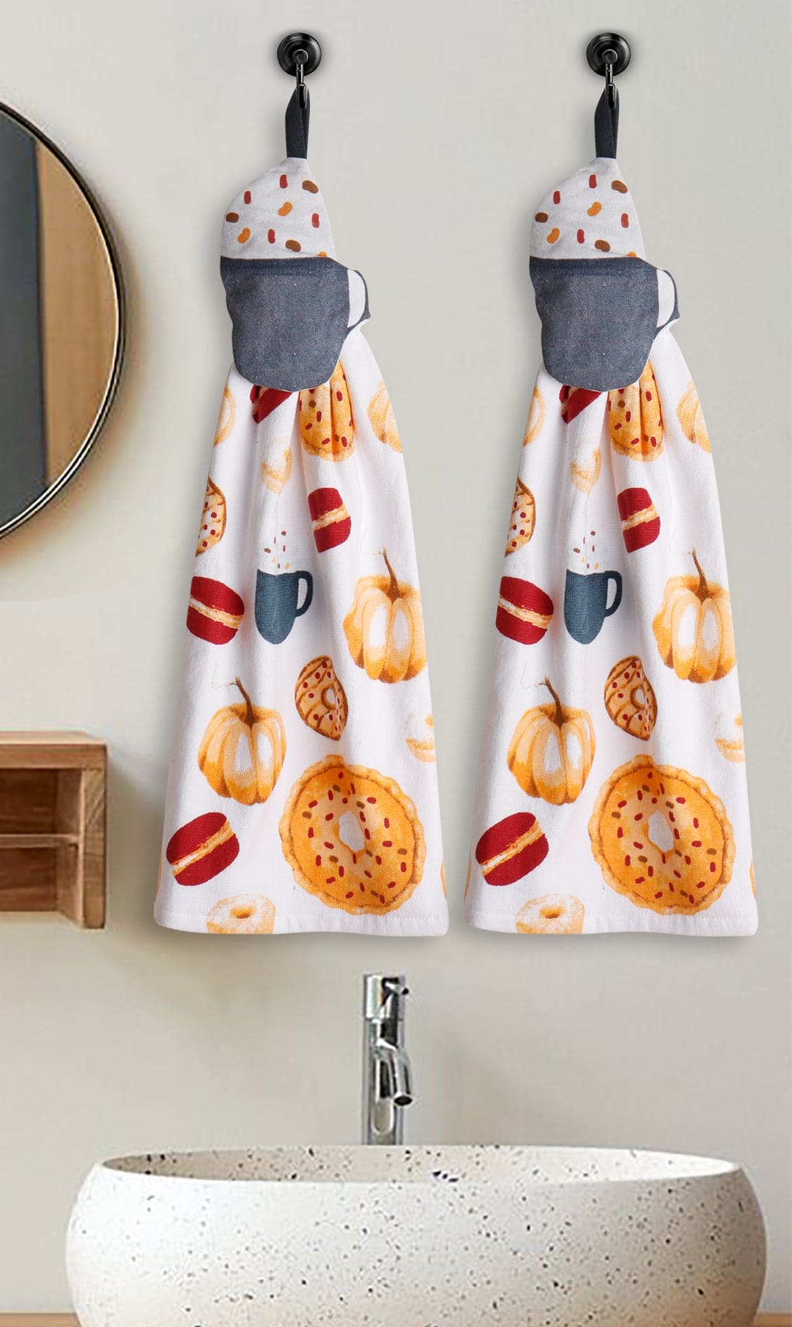 Cotton Washbasin Towel pack of 2