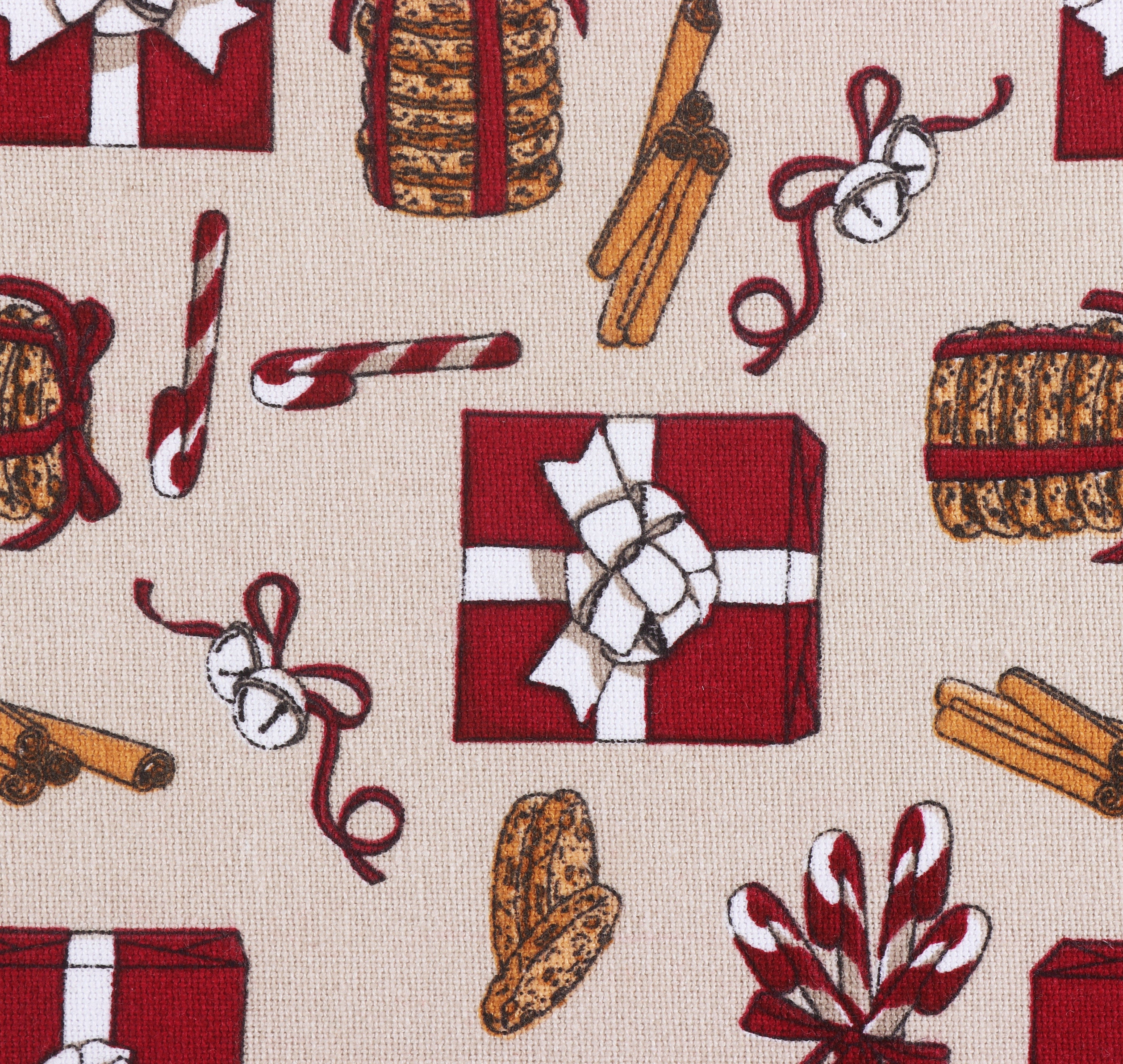 Cotton Christmas Small Gift Designed, Bell / Candy / Star / Tree Shaped Cushion with Recron Filled