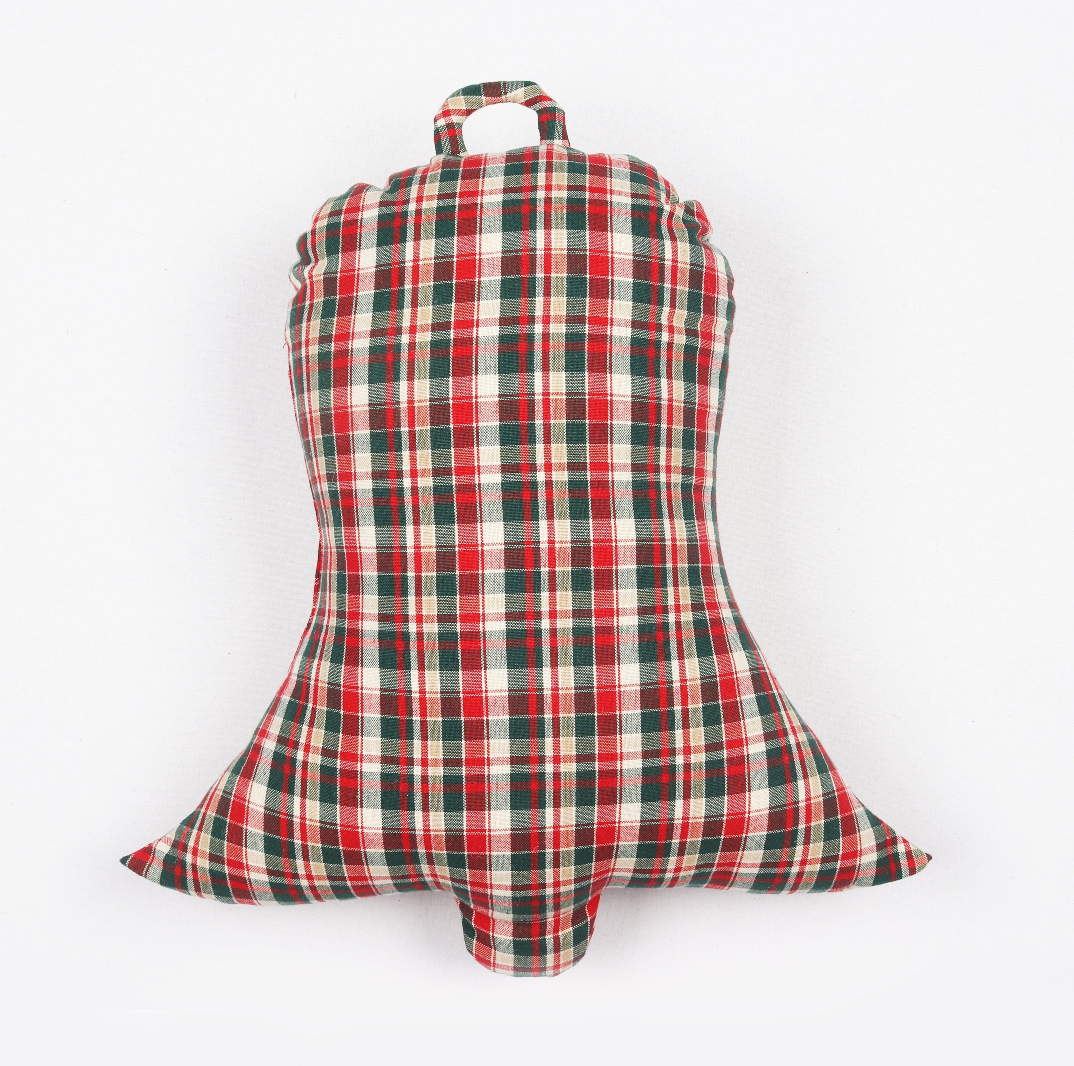 Cotton Christmas Traditional Designed, Bell / Candy / Star / Tree Shaped Cushion with Recron Filled