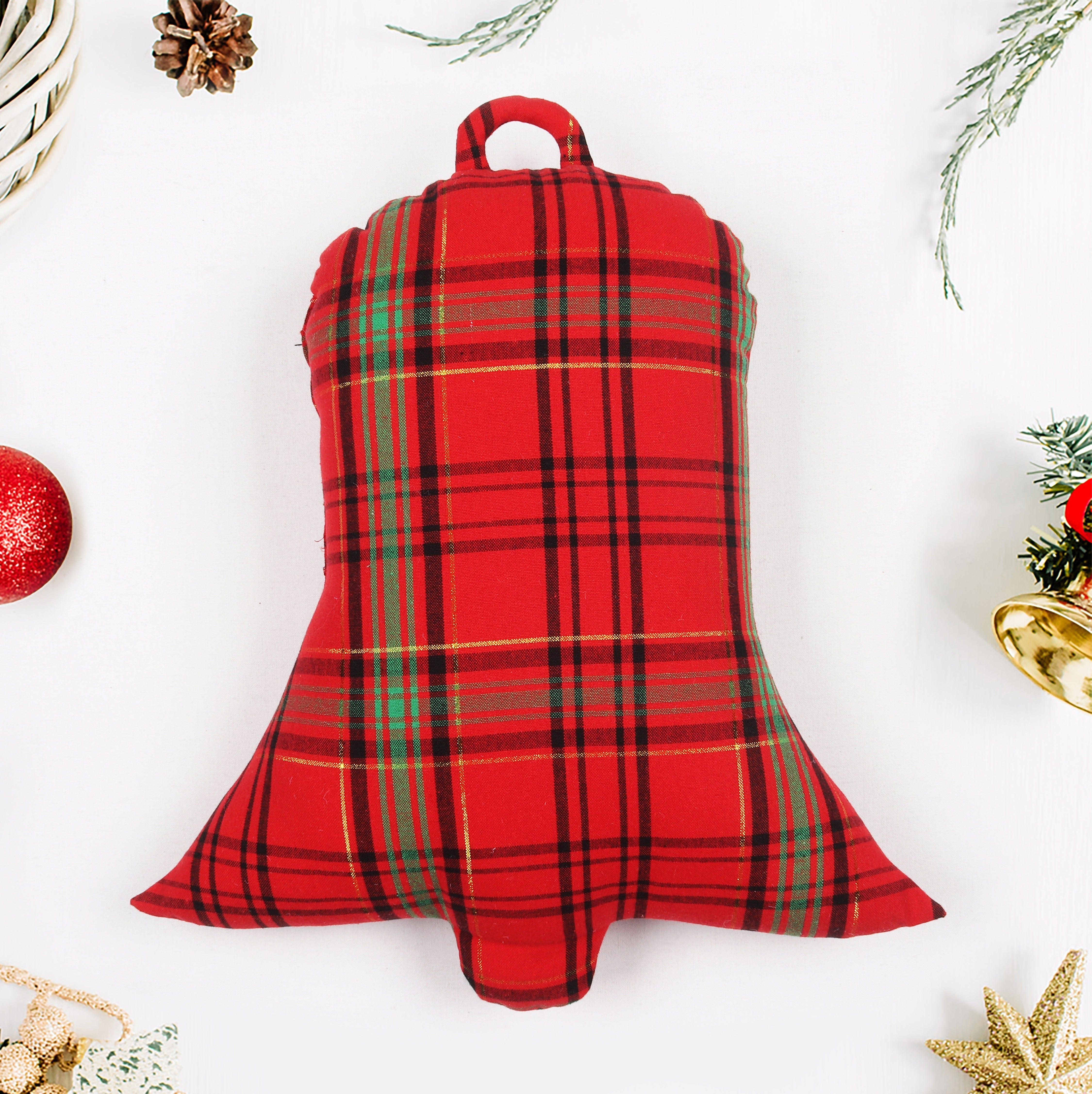 Buy Cotton Christmas Sentiment Cushions Tree, Star, Bell, Candy