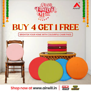 Buy 4 Cotton Chairpads Get 1 Chairpad Free