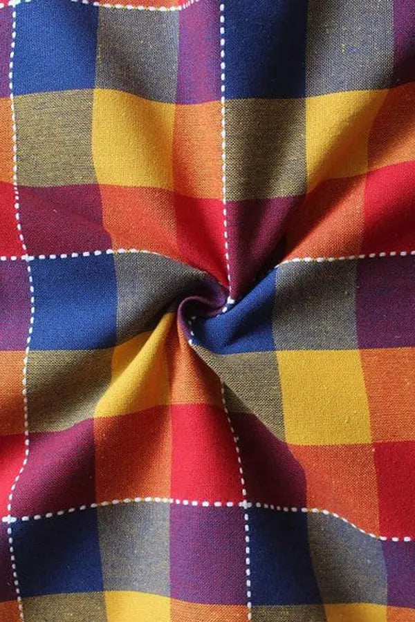 Cotton Adukalam Check Free Size Apron