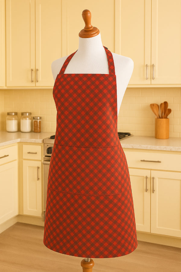 Cotton Buffalo Cross Free Size Apron