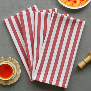 Cotton Candy Stripe Kitchen Towels Pack of 4