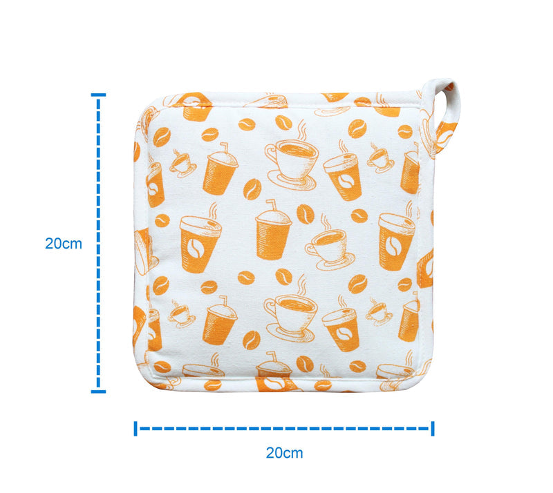 Cotton Cold Coffee Pot Holders Pack of 3