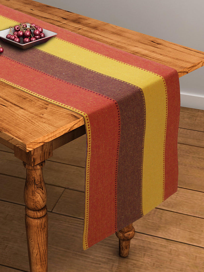 Cotton Dobby Stripe Table Runner