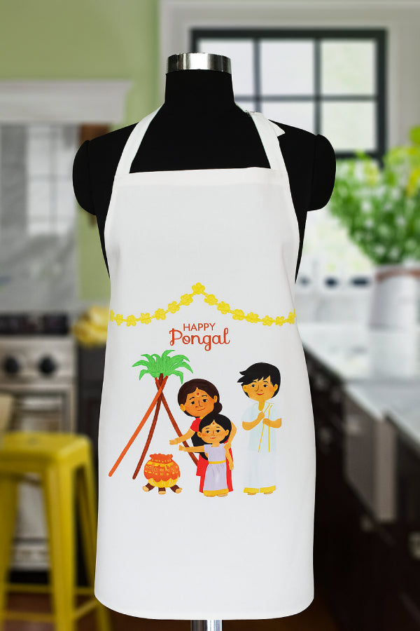 Cotton Family Pongal Free Size Apron