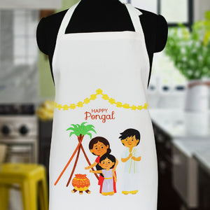 Cotton Family Pongal Free Size Apron