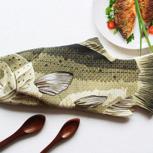 Cotton Fish Shaped Designer Oven Gloves