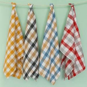 Cotton Lanfranki Multicolor Check Kitchen Towels Pack Of 4 freeshipping - Airwill
