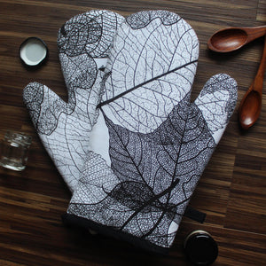 Cotton Palm Leaf Oven Gloves Pack Of 2