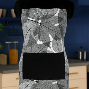 Cotton Palm Leaf With Solid Pocket Free Size Apron