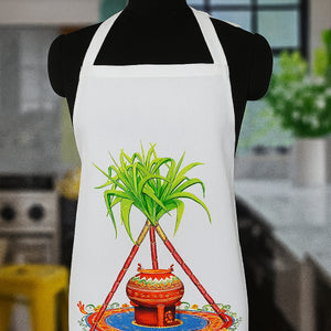 Cotton Pongal Printed Free Size Apron
