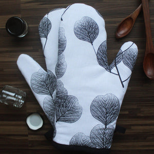 Cotton Root Leaf Oven Gloves Pack Of 2