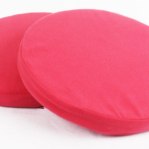 Cotton Pink Round Chair Pad Pack of 2