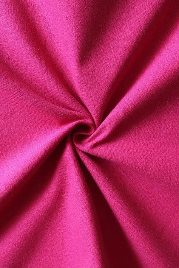 Cotton Solid Rose Free Size Apron