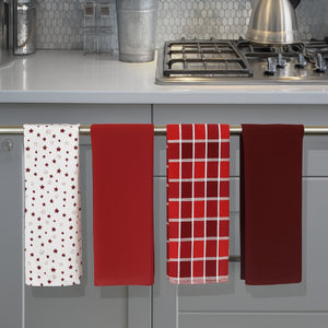 Cotton Star Xmas Kitchen Towels Pack Of 4 freeshipping - Airwill