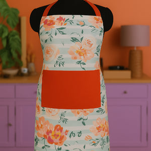 Cotton Stella With Solid Pocket Free Size Apron Pack Of 1 freeshipping - Airwill