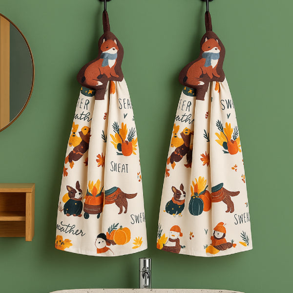 Cotton Washbasin Towel pack of 2