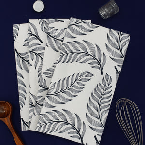 Cotton Wings Leaf Kitchen Towels Pack of 4 freeshipping - Airwill