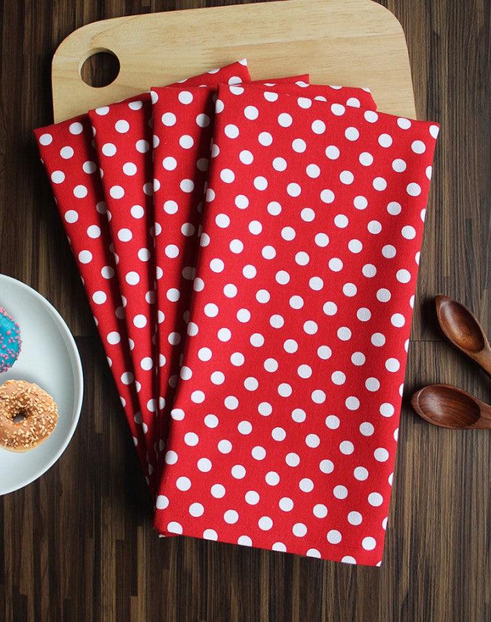 Polka dot dish online towels