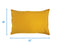 Cotton Solid Yellow Pillow Covers Pack Of 2 freeshipping - Airwill