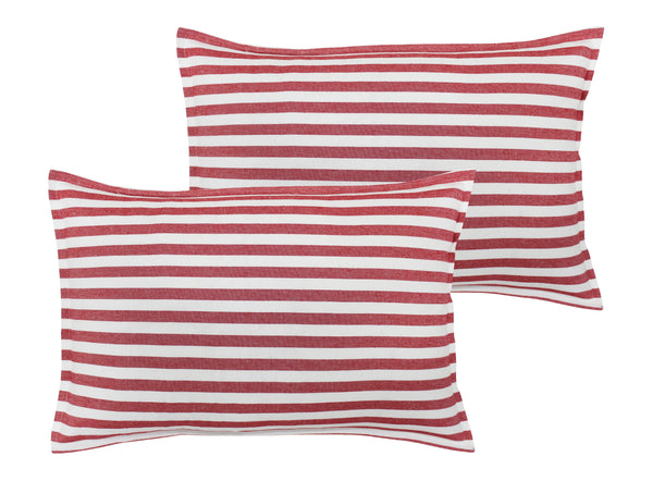 Cotton Candy Stripe Pillow Covers Pack Of 2 freeshipping - Airwill