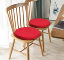 Cotton Round Shaped Chair Cushions / Chair Pad / Seat Cushions  - Pack Of 2