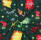 Cotton Xmas Gift box Table Cloths Pack Of 1 - (2 to 8 Seaters)