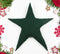 Cotton Christmas Solid Green Pattern Designed, Bell / Candy / Star / Tree Shaped Cushion with Recron Filled Pack Of 1 pc