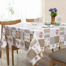 Cotton Check Flower 4 Seater Table Cloths Pack Of 1