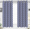 Cotton Classic Diamond Royal Blue Long 9ft Door Curtains Pack Of 2