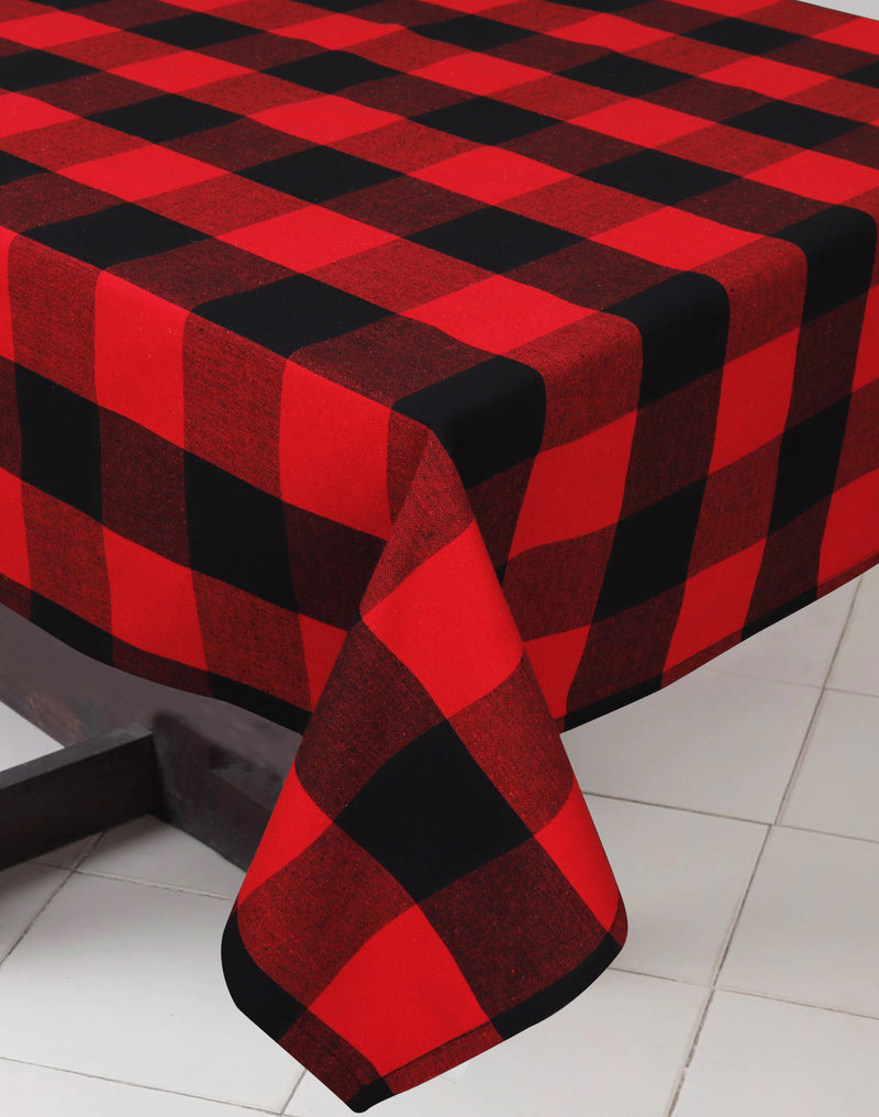 Cotton Big Check 6 Seater Table Cloths Pack Of 1