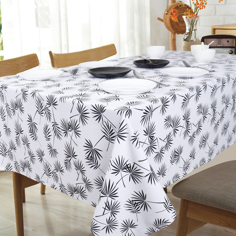 Cotton Neem Leaf 6 Seater Table Cloths Pack Of 1