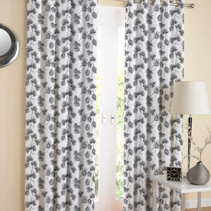 Cotton Neem Leaf 7ft Door Curtains Pack Of 2 freeshipping - Airwill