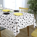Cotton White Heart 2 Seater Table Cloths Pack Of 1