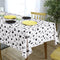 Cotton White Heart 6 Seater Table Cloths Pack Of 1