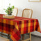 Cotton Dobby Red 2 Seater Table Cloths Pack Of 1