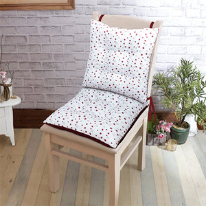 Cotton Ricco Star Chair Pads, Pack Of 2