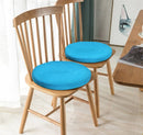 Cotton Round Shaped Chair Cushions / Chair Pad / Seat Cushions  - Pack Of 2