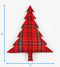 Cotton Christmas Checks with Lurex Designed, Bell / Candy / Star / Tree Shaped Cushion with Recron Filled Pack Of 1 pc