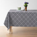 Cotton Diamond Check 8 Seater Table Cloths Pack Of 1
