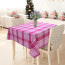 Cotton Track Dobby Rose 6 Seater Table Cloths Pack Of 1